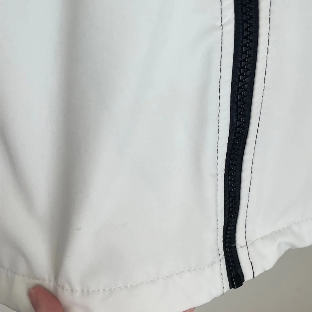 Hollister  Black, Cream, and White Windbreaker